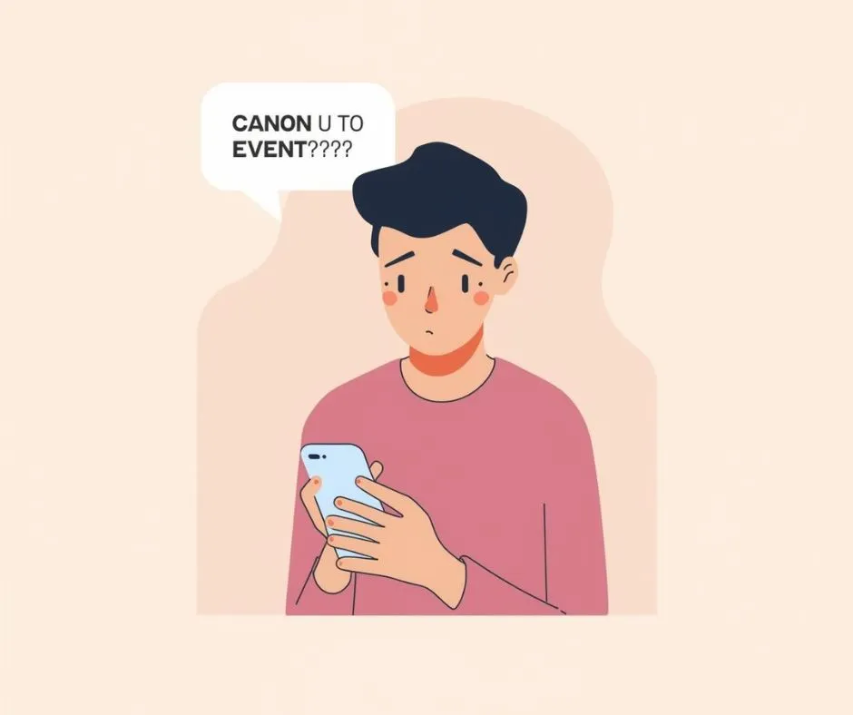 canon event meaning slang