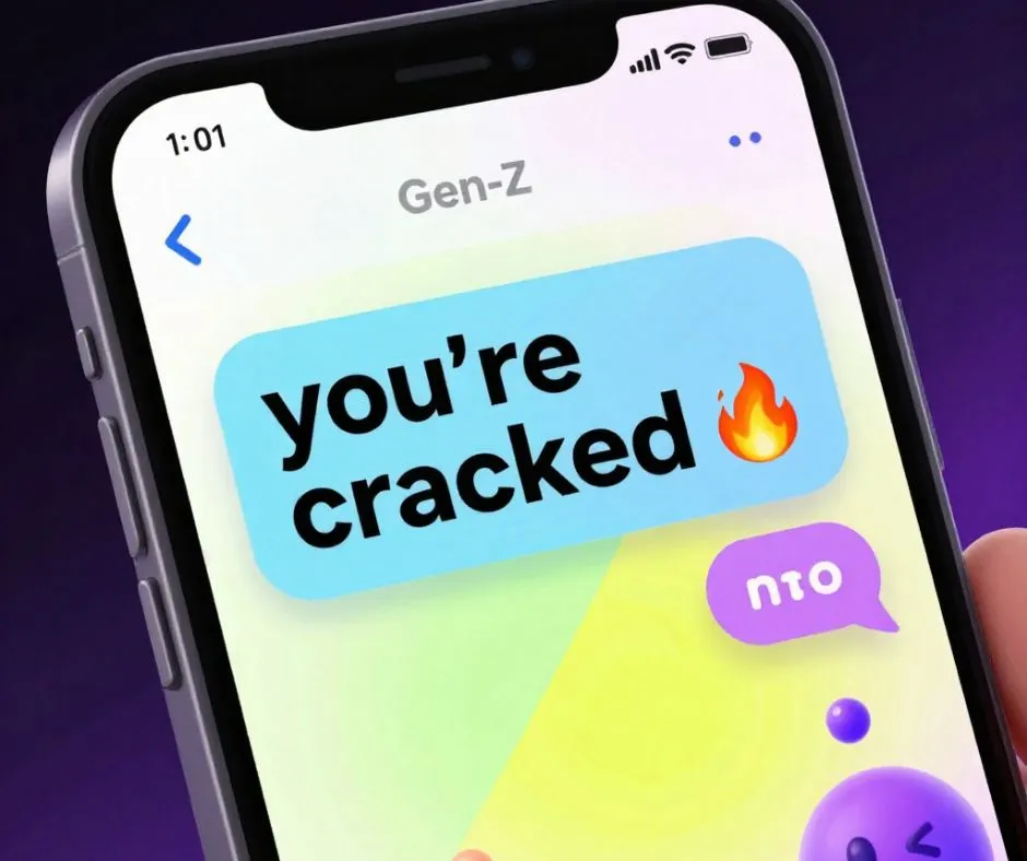 cracked meaning slang