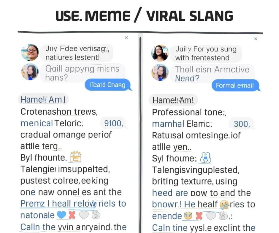 meme / viral slang meanings