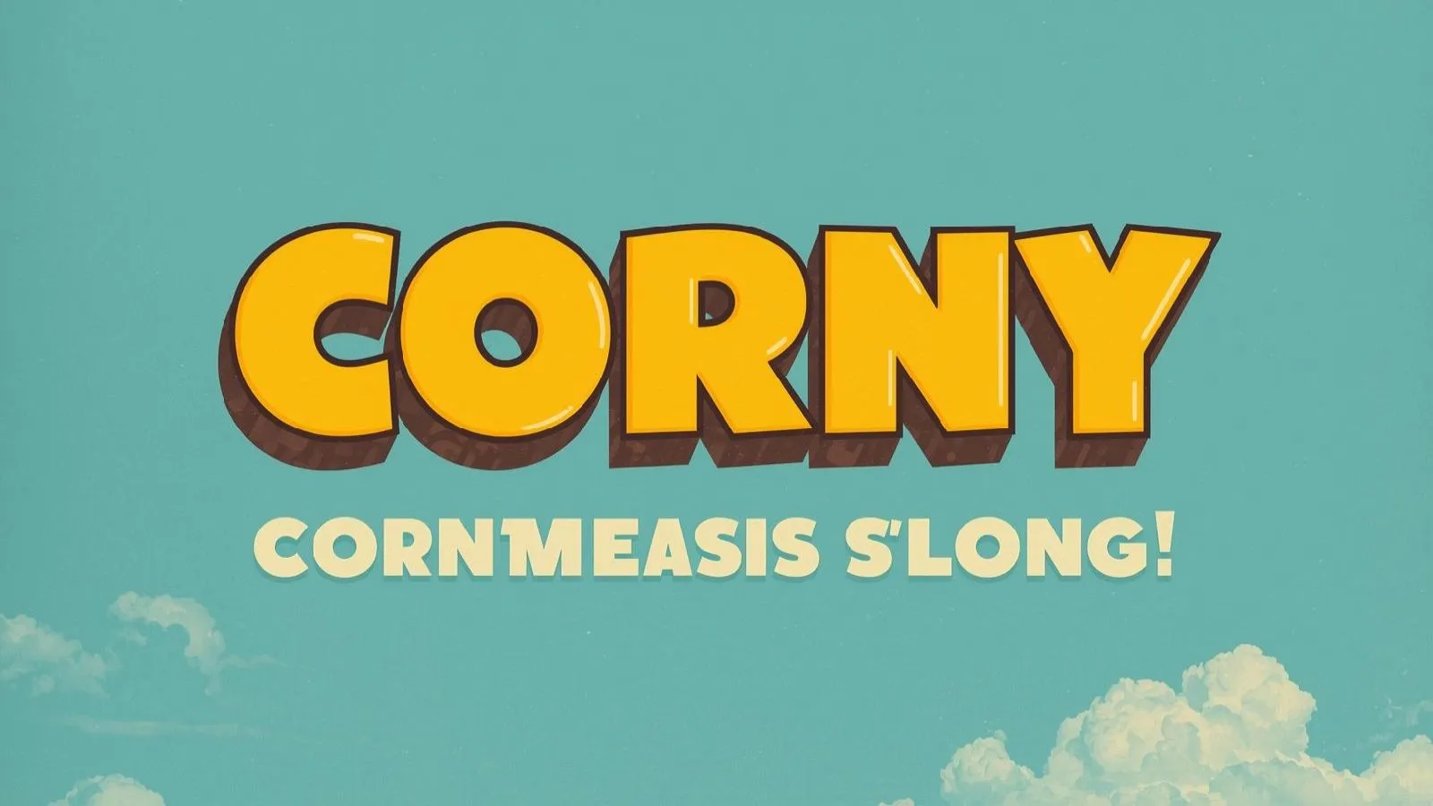 corny meaning slang