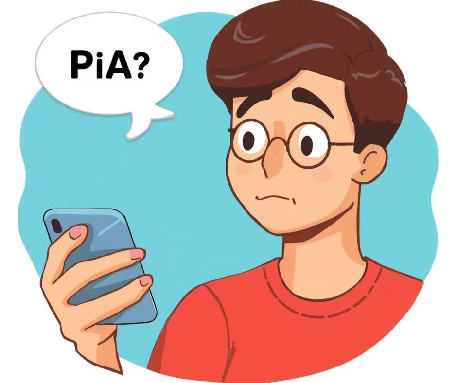pia meaning slang