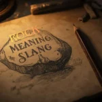 rock meaning slang