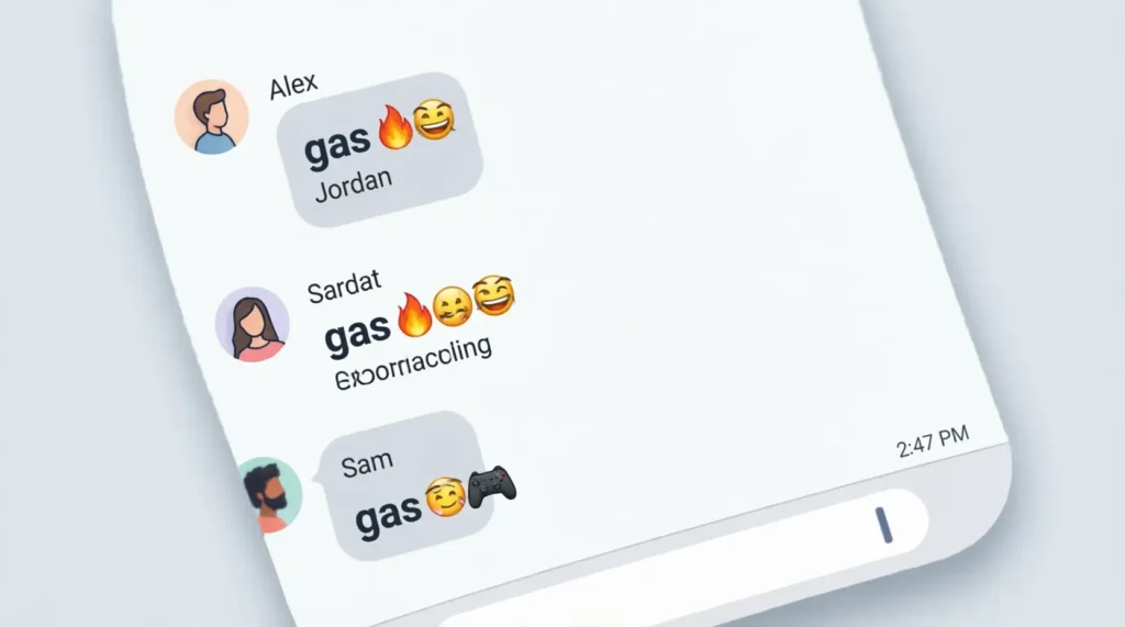 Gas Slang Meaning